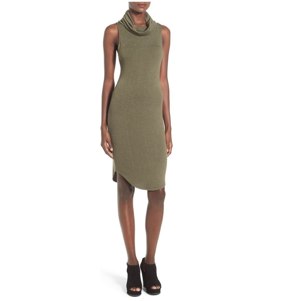 Medium dark green Leith dress